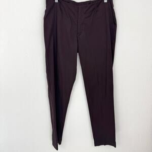 Robin Lane Womens Straight Leg Pants Size S Neutral Minimal Sustainable Brown